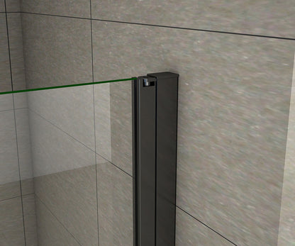 Duschkabine Falttür Drehfalttür Glas