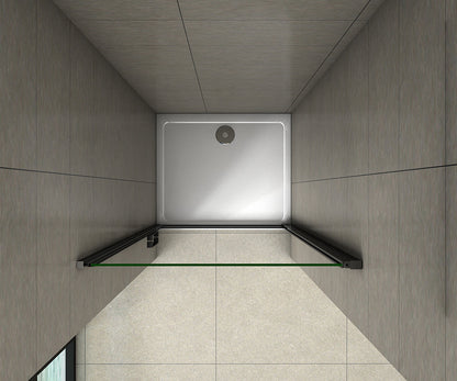 Duschkabine Falttür Drehfalttür Glas