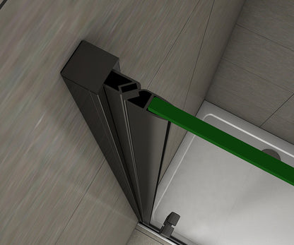 Duschkabine Falttür Drehfalttür Glas