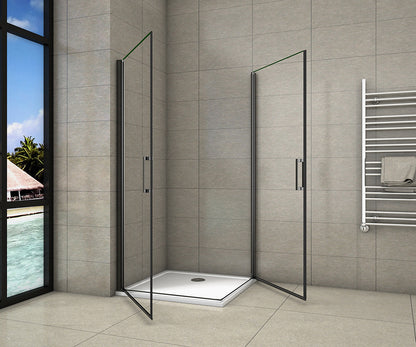 Duschkabine Falttür Drehfalttür Glas