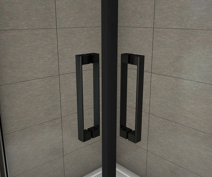 Duschkabine Falttür Drehfalttür Glas