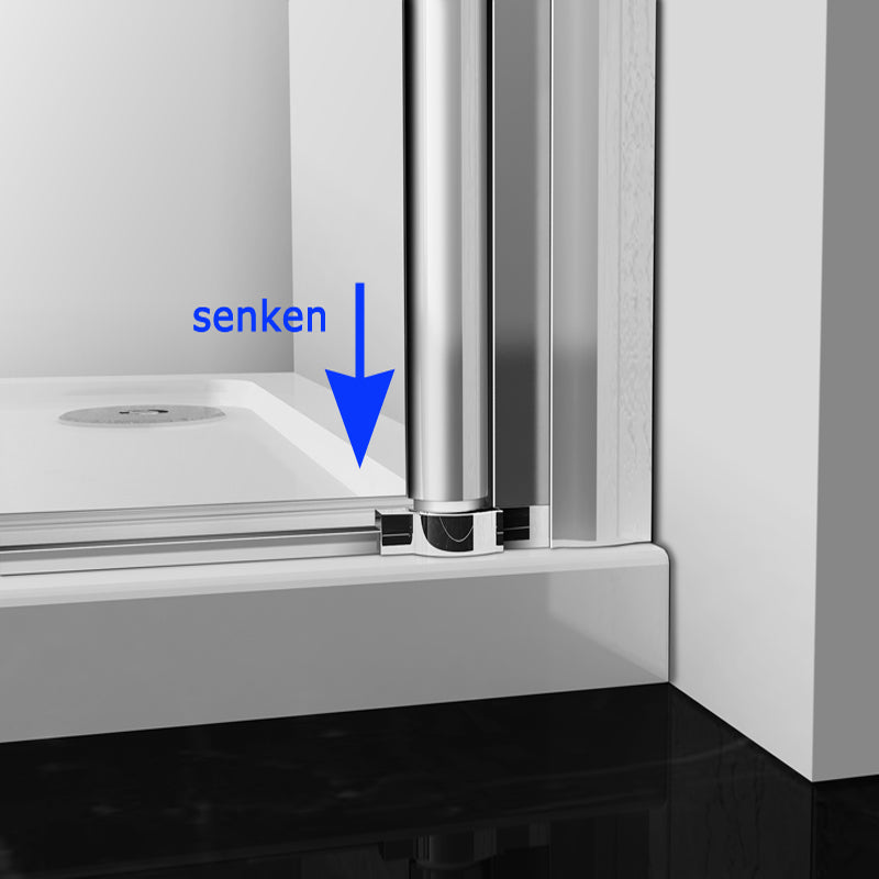 Duschtür dusche duschwand 6mm ESG glas 70X195cm 80x195cm