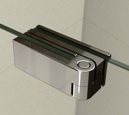 90x90 80x80 Eckeinstieg Eckdusche Duschkabine Glas Höhe: 195cm