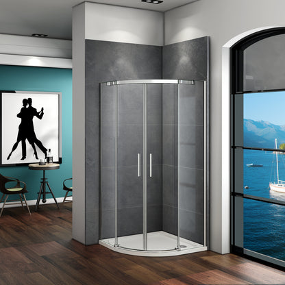 Duschkabine Falttür Drehfalttür Glas