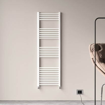 Badheizkörper Seitenanschluss Heizkörper Handtuchtrockner Weiß/Anthrazit Gerade