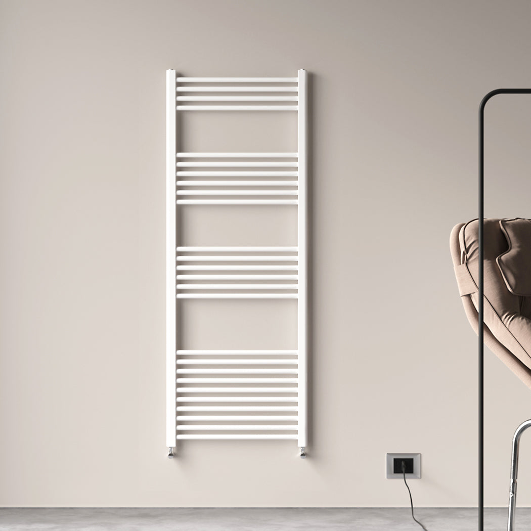 Badheizkörper Seitenanschluss Heizkörper Handtuchtrockner Weiß/Anthrazit Gerade