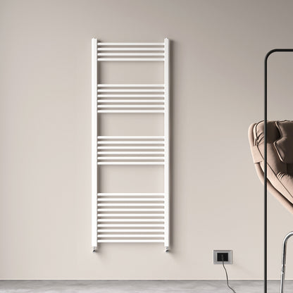 Badheizkörper Seitenanschluss Heizkörper Handtuchtrockner Weiß/Anthrazit Gerade
