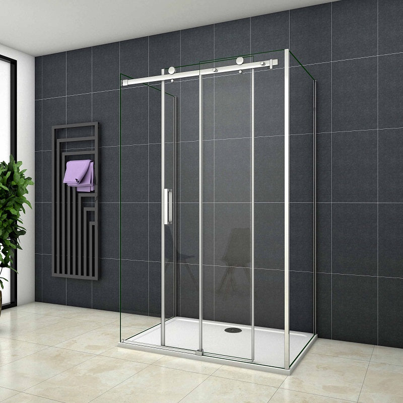 Duschkabine Falttür Drehfalttür Glas
