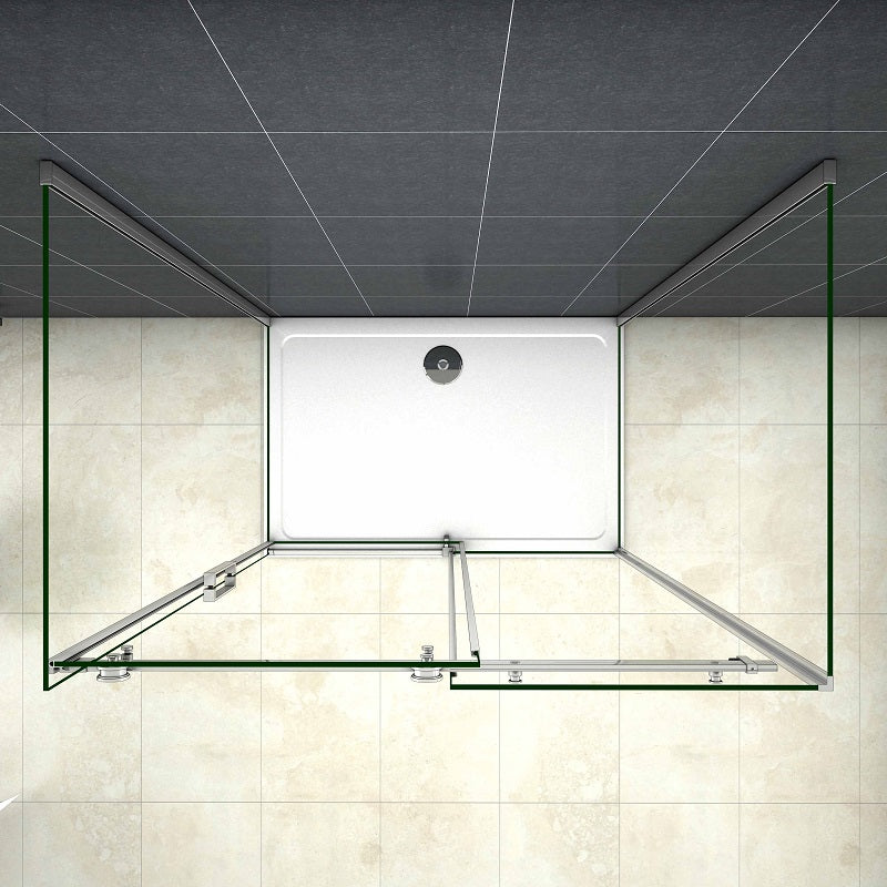 Duschkabine Falttür Drehfalttür Glas