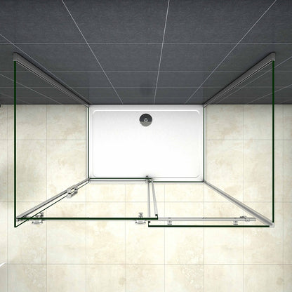 Duschkabine Falttür Drehfalttür Glas