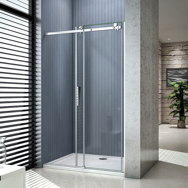 Duschkabine Schiebetür Nische Glas