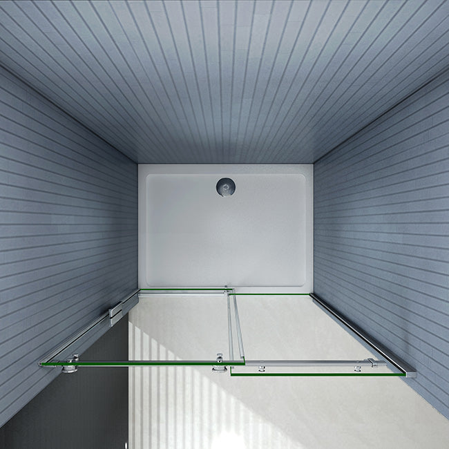 Duschkabine Schiebetür Nische Glas