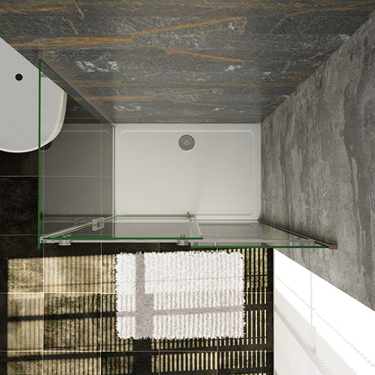 Duschkabine Falttür Drehfalttür Glas