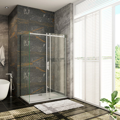 Duschkabine Falttür Drehfalttür Glas