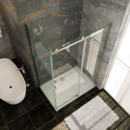 Duschkabine Falttür Drehfalttür Glas