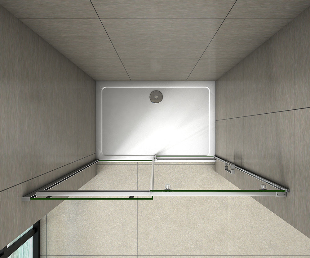 Duschkabine Falttür Drehfalttür Glas