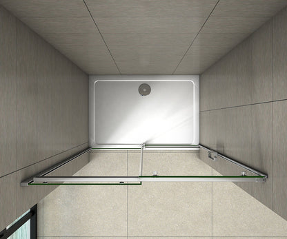 Duschkabine Falttür Drehfalttür Glas