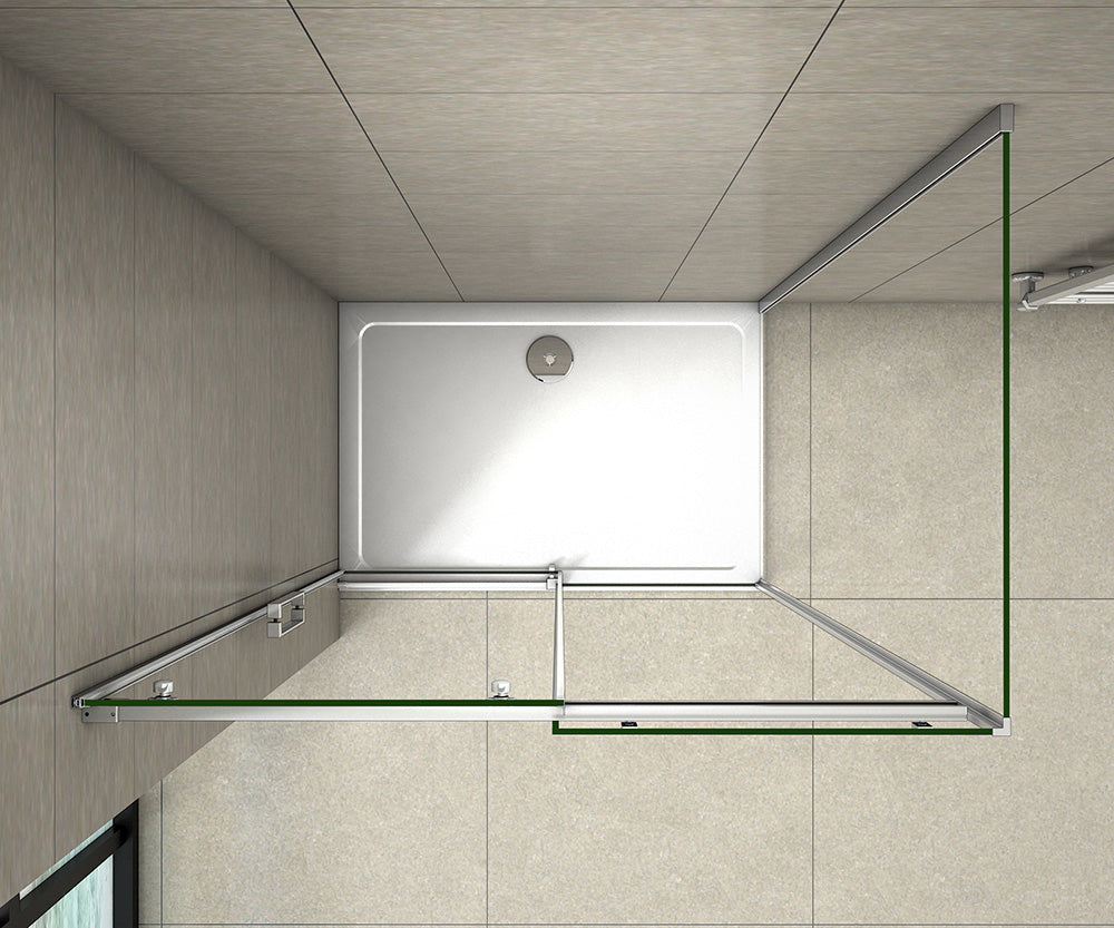 Duschkabine Falttür Drehfalttür Glas