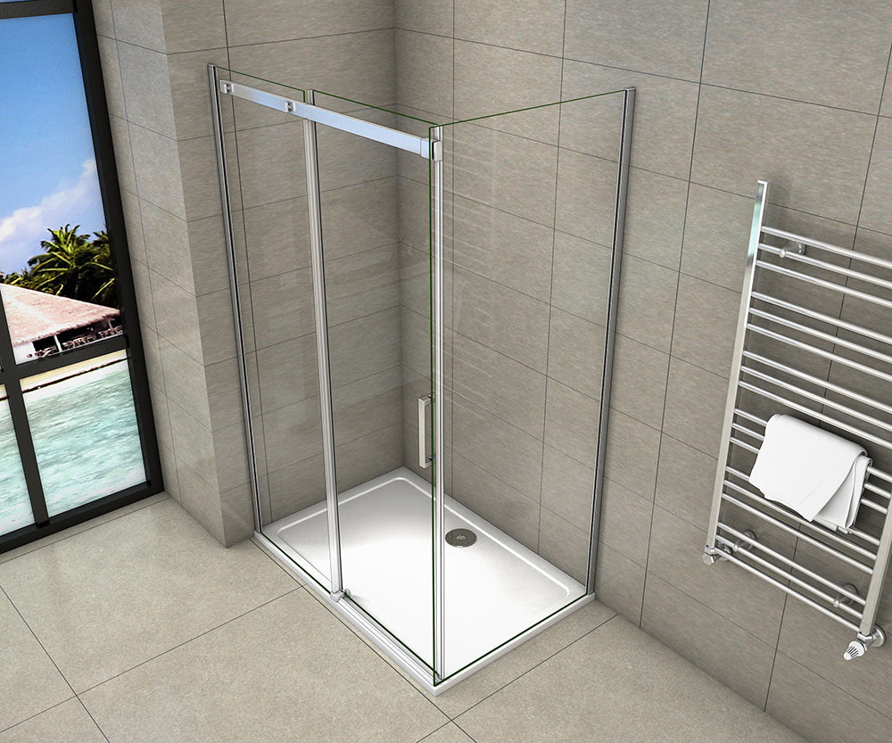 Duschkabine Falttür Drehfalttür Glas