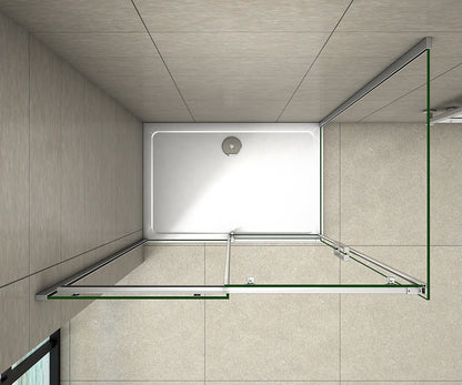 Duschkabine Falttür Drehfalttür Glas