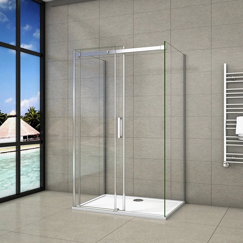 Duschkabine Falttür Drehfalttür Glas