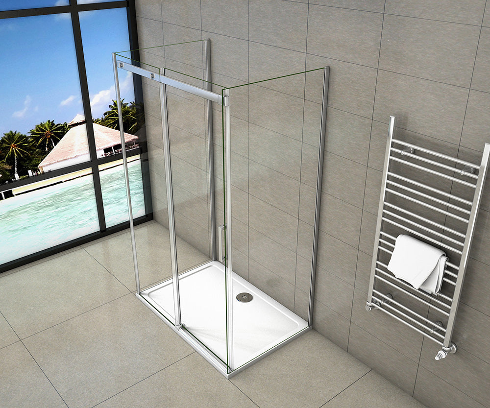 Duschkabine Falttür Drehfalttür Glas