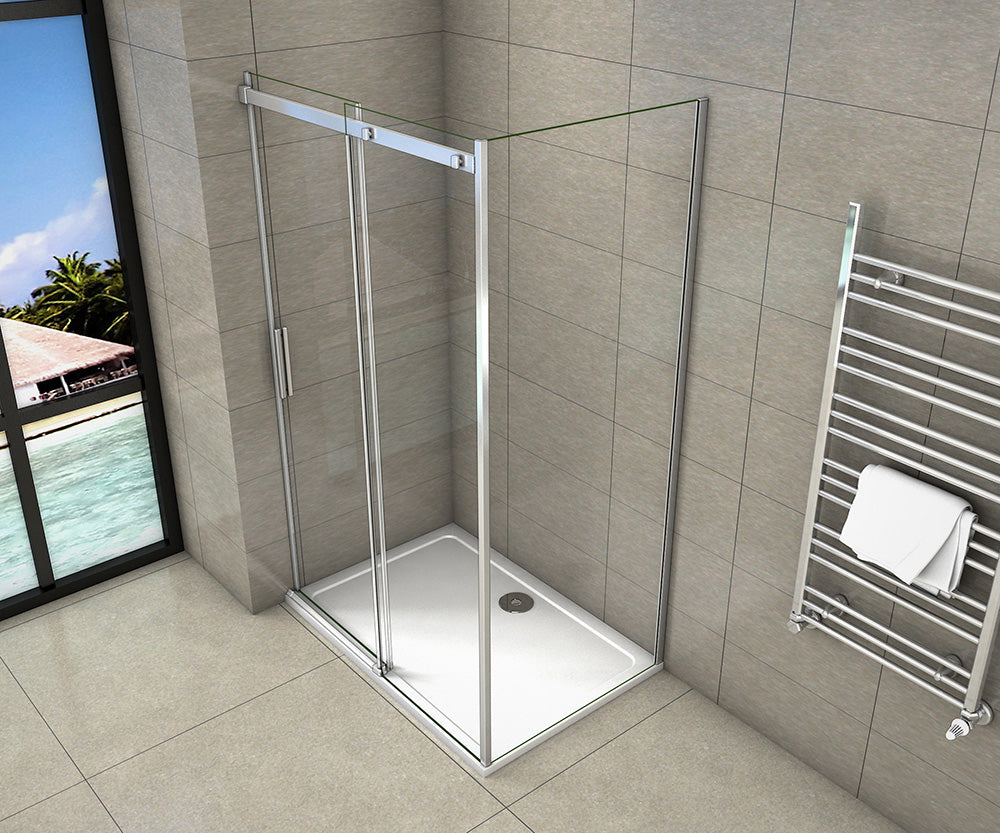 Duschkabine Falttür Drehfalttür Glas