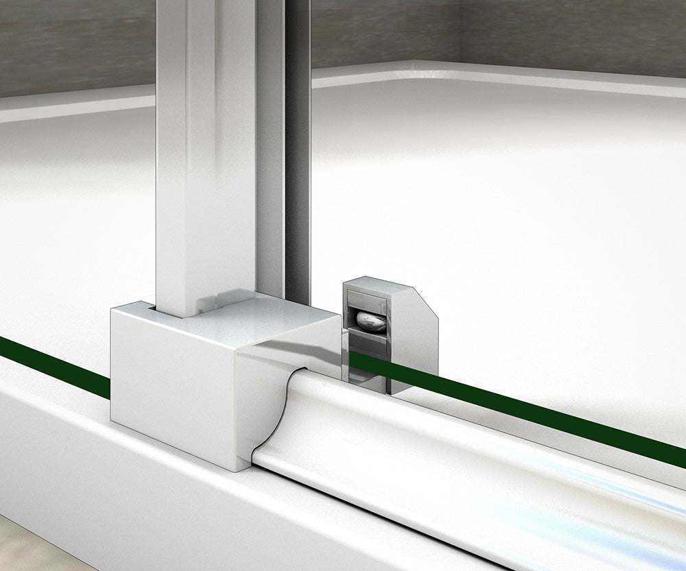 Duschkabine Falttür Drehfalttür Glas