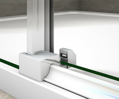 Duschkabine Falttür Drehfalttür Glas