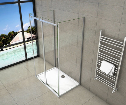 Duschkabine Falttür Drehfalttür Glas