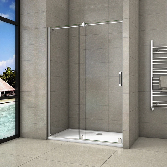120x195cm 8mm NANO-GLAS Duschkabine Duschabtrennung Schiebetür Duschtür