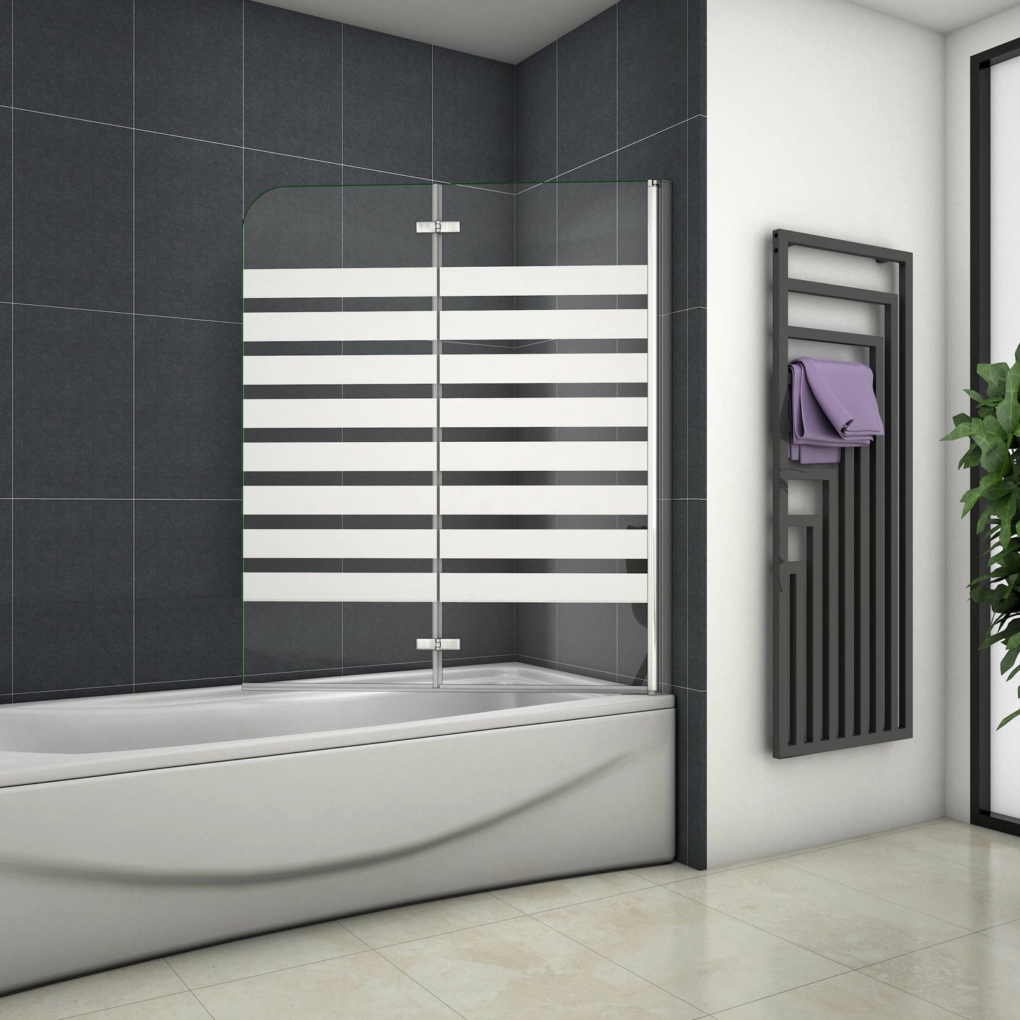 Duschkabine Falttür Drehfalttür Glas