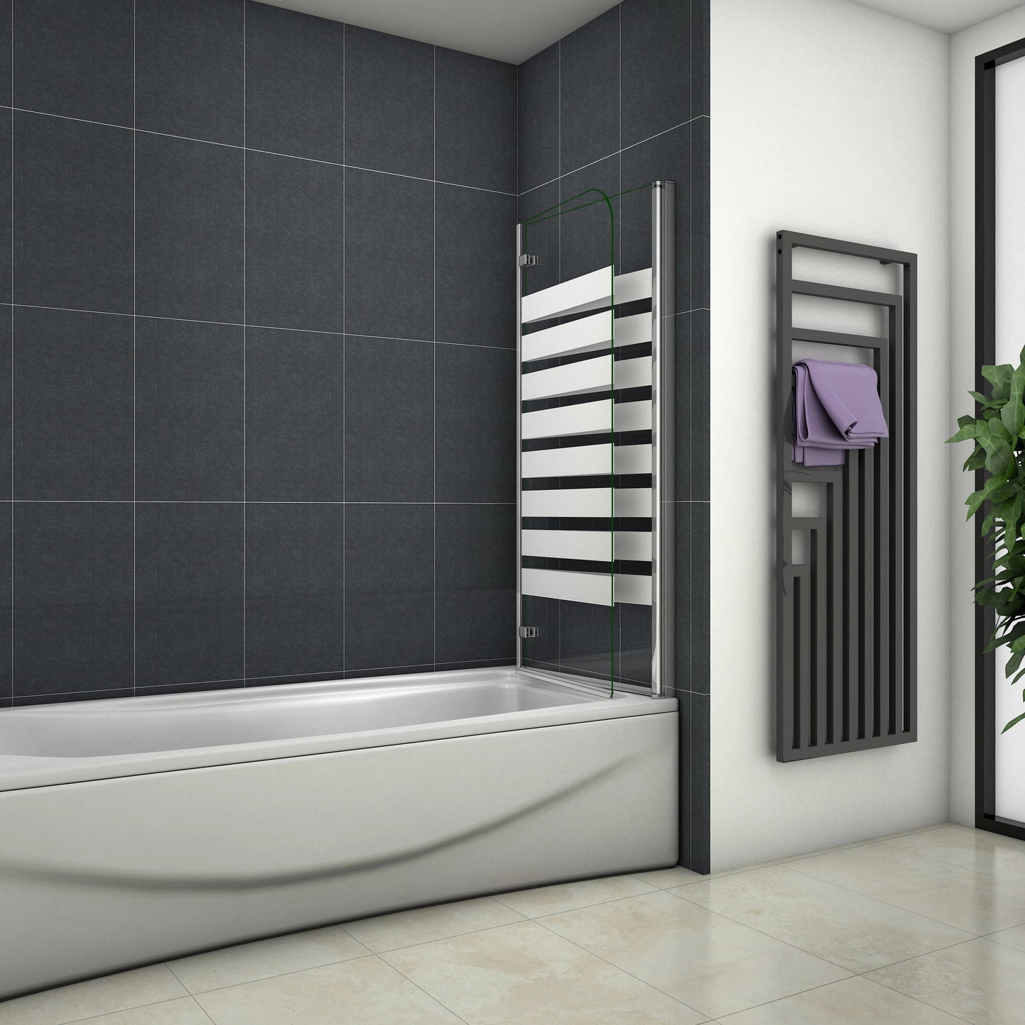 Duschkabine Falttür Drehfalttür Glas