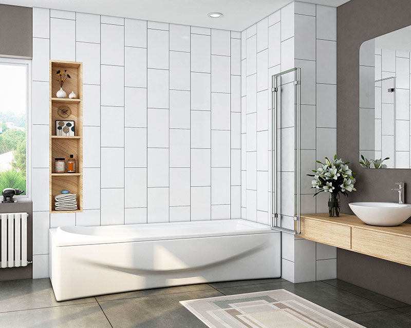 Duschkabine Falttür Drehfalttür Glas