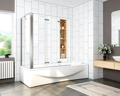 Duschkabine Falttür Drehfalttür Glas