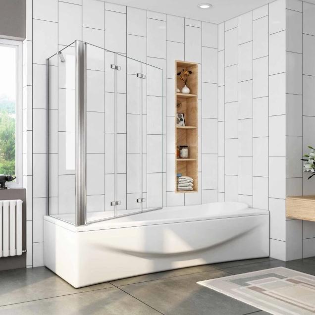 Duschkabine Falttür Drehfalttür Glas