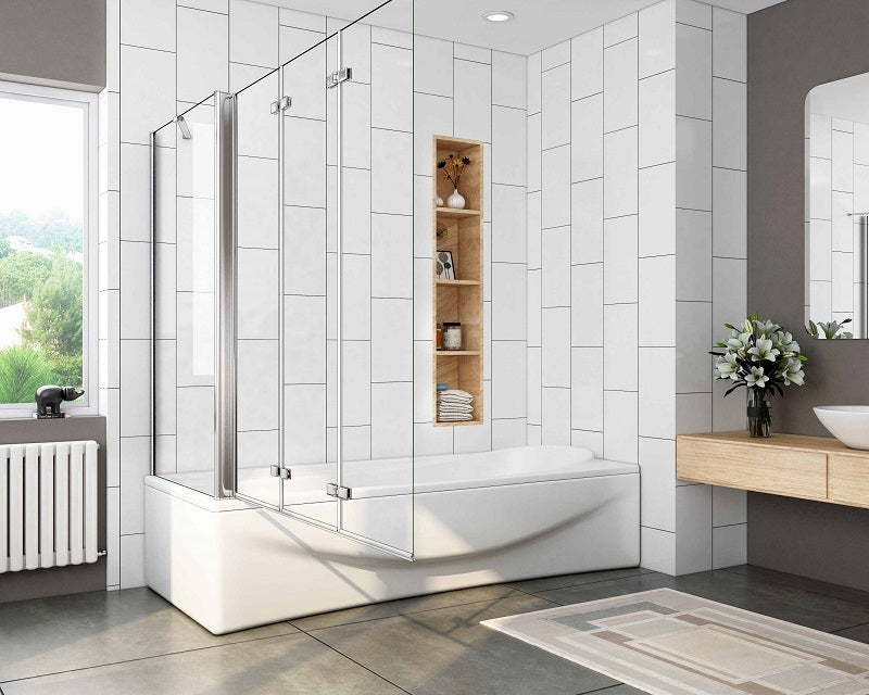 Duschkabine Falttür Drehfalttür Glas