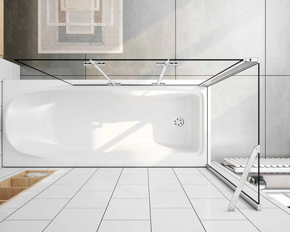 Duschkabine Falttür Drehfalttür Glas