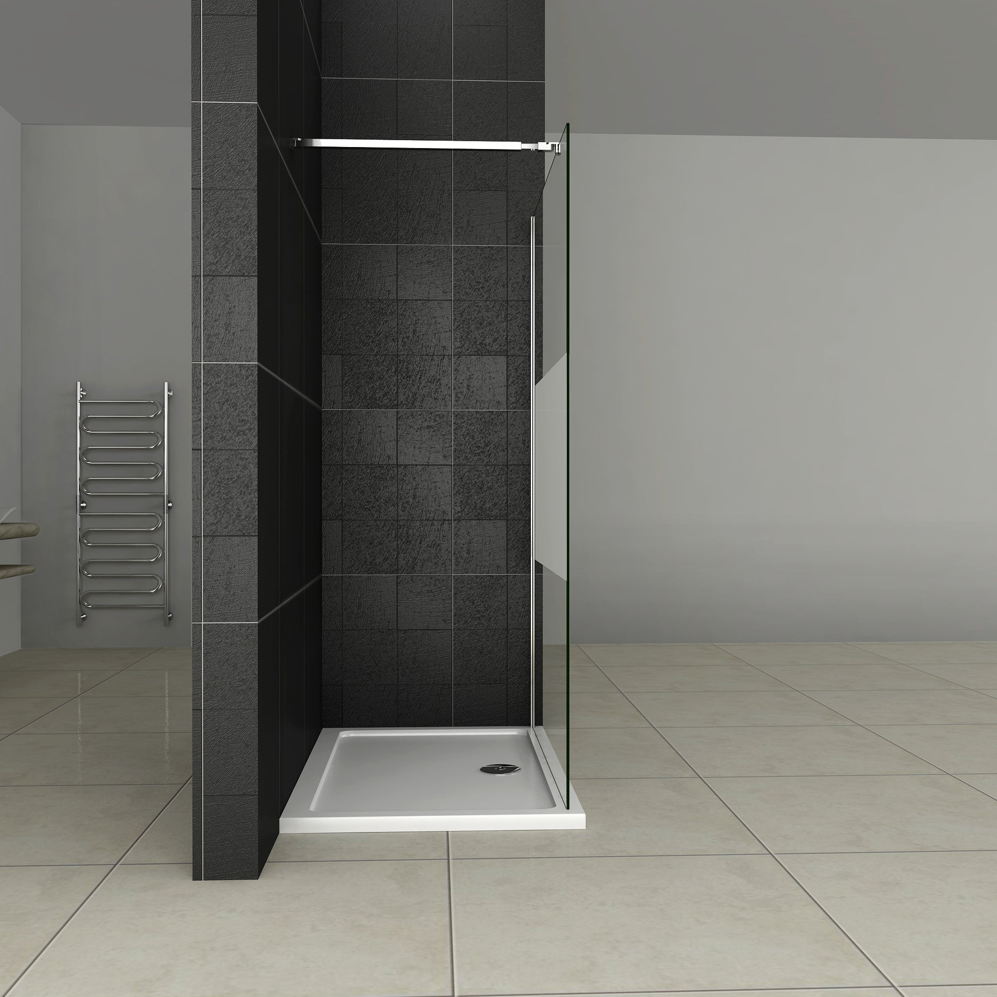 Duschkabine Falttür Drehfalttür Glas