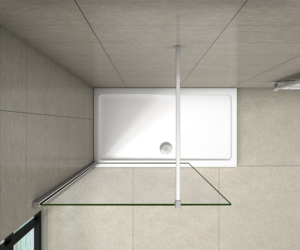 Duschkabine Falttür Drehfalttür Glas