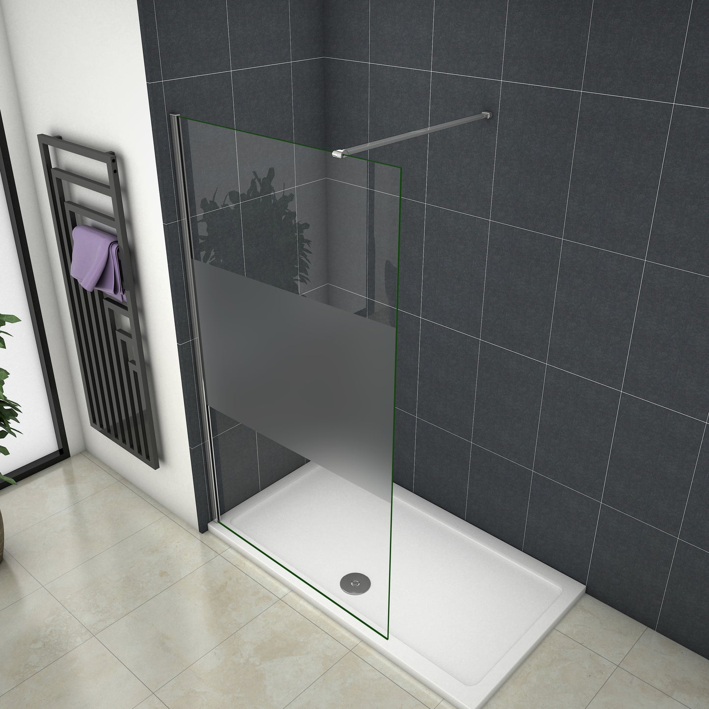 Duschkabine Falttür Drehfalttür Glas