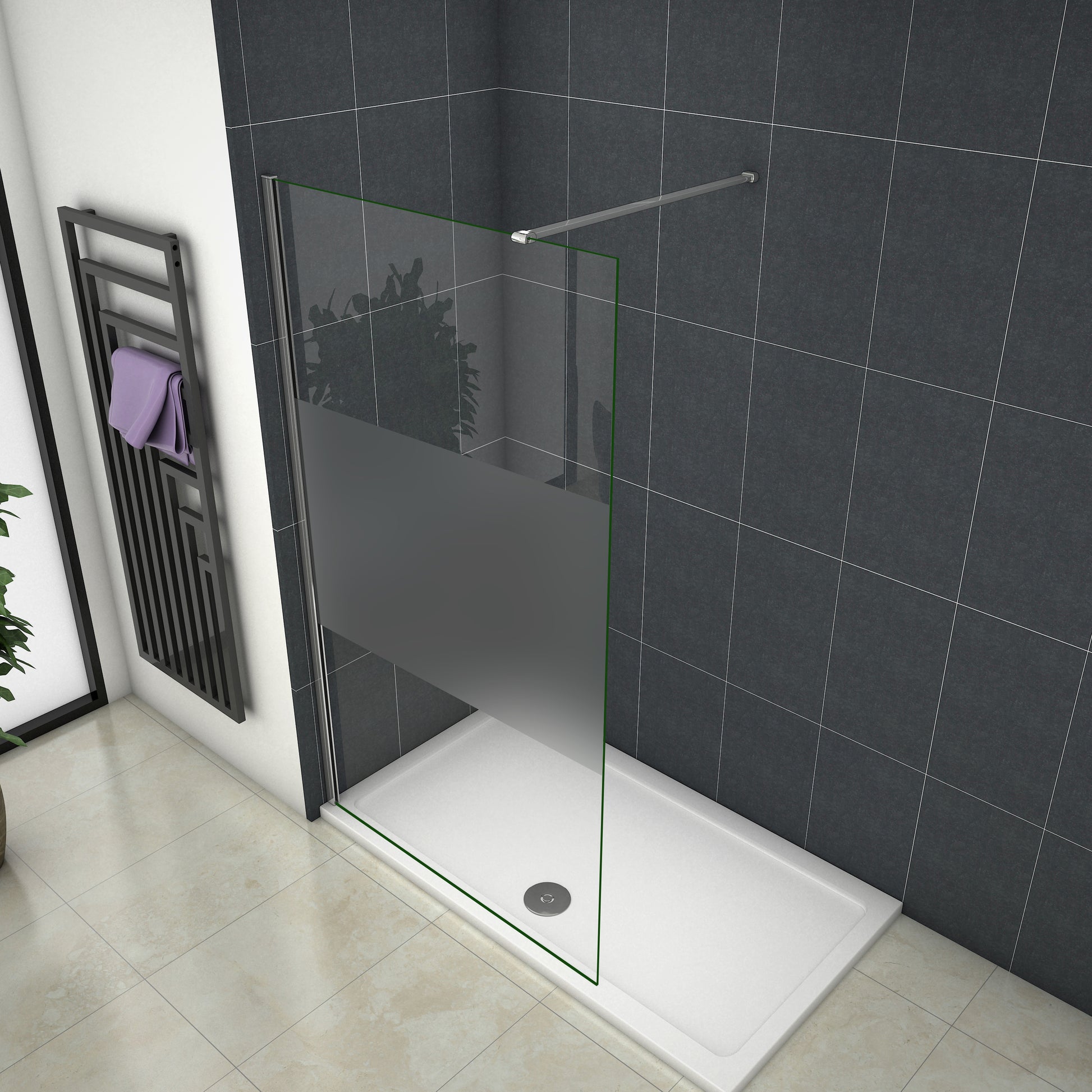 Duschkabine Falttür Drehfalttür Glas