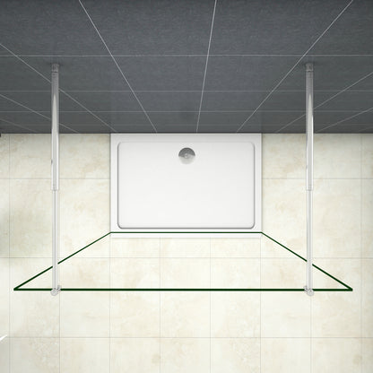 Duschkabine Falttür Drehfalttür Glas