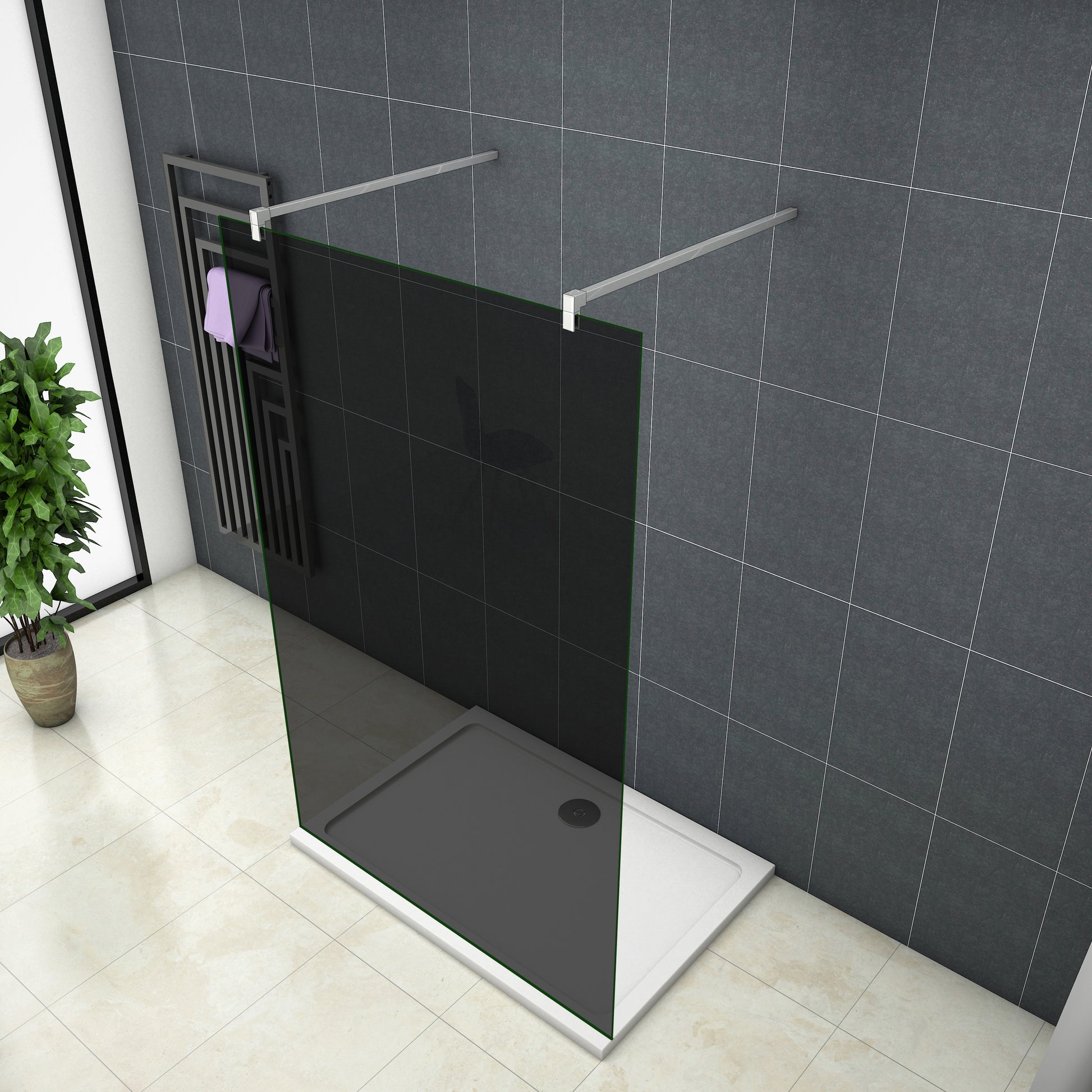 Duschkabine Falttür Drehfalttür Glas