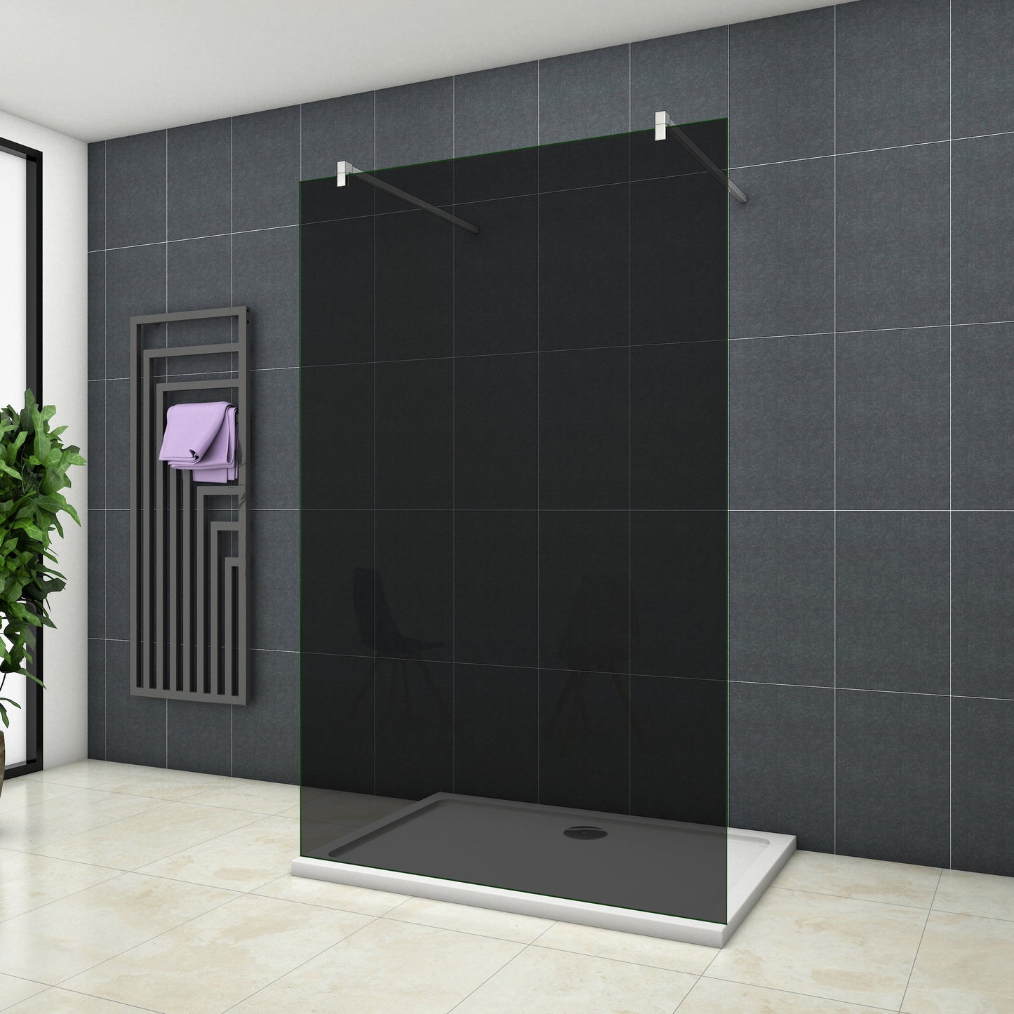 Duschkabine Falttür Drehfalttür Glas