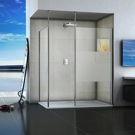 Duschkabine Falttür Drehfalttür Glas