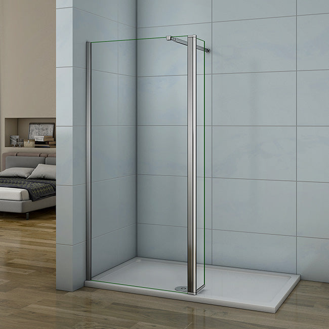 Duschkabine Duschwand Walk in dusche Glas Höhe: 200cm