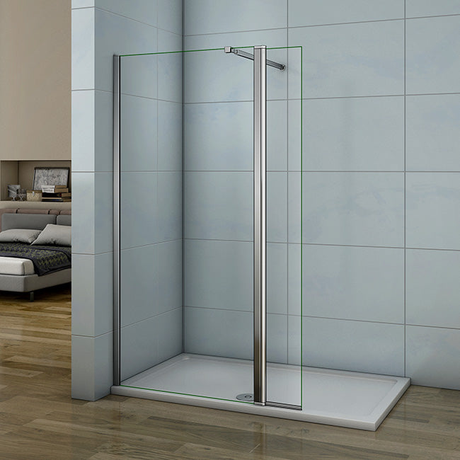 Duschkabine Duschwand Walk in dusche Glas Höhe: 200cm