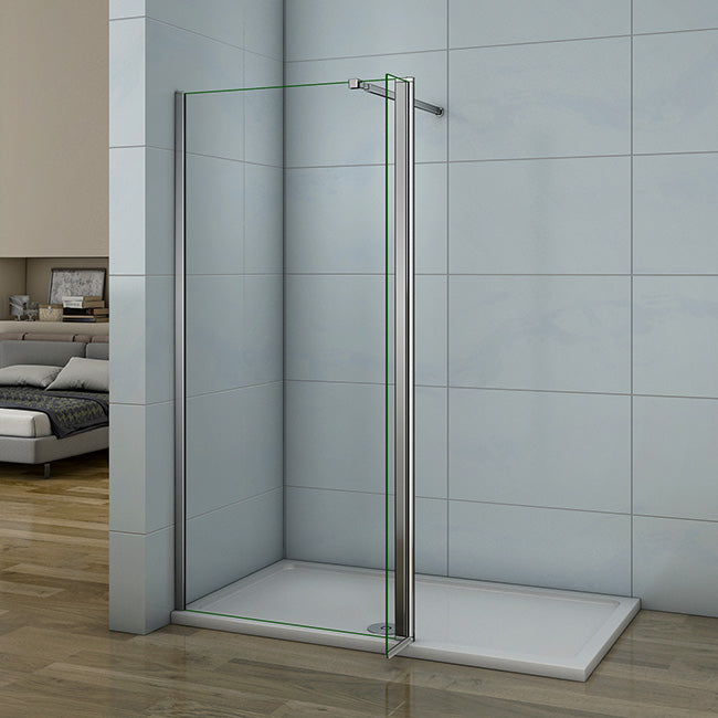 Duschkabine Duschwand Walk in dusche Glas Höhe: 200cm