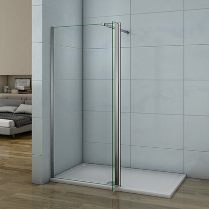 Duschkabine Duschwand Walk in dusche Glas Höhe: 200cm